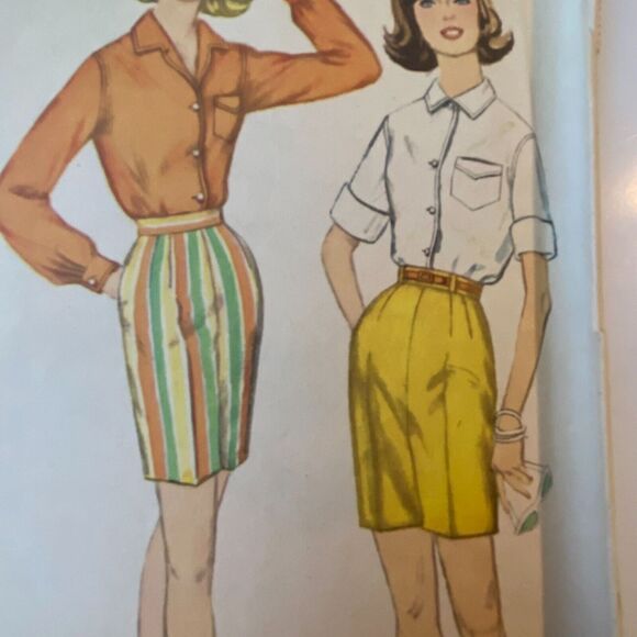 Simplicity 3520 Pattern Shirt Shorts Miss 16 Vintage 60s Athleisure Pocket Beach - Picture 1 of 6